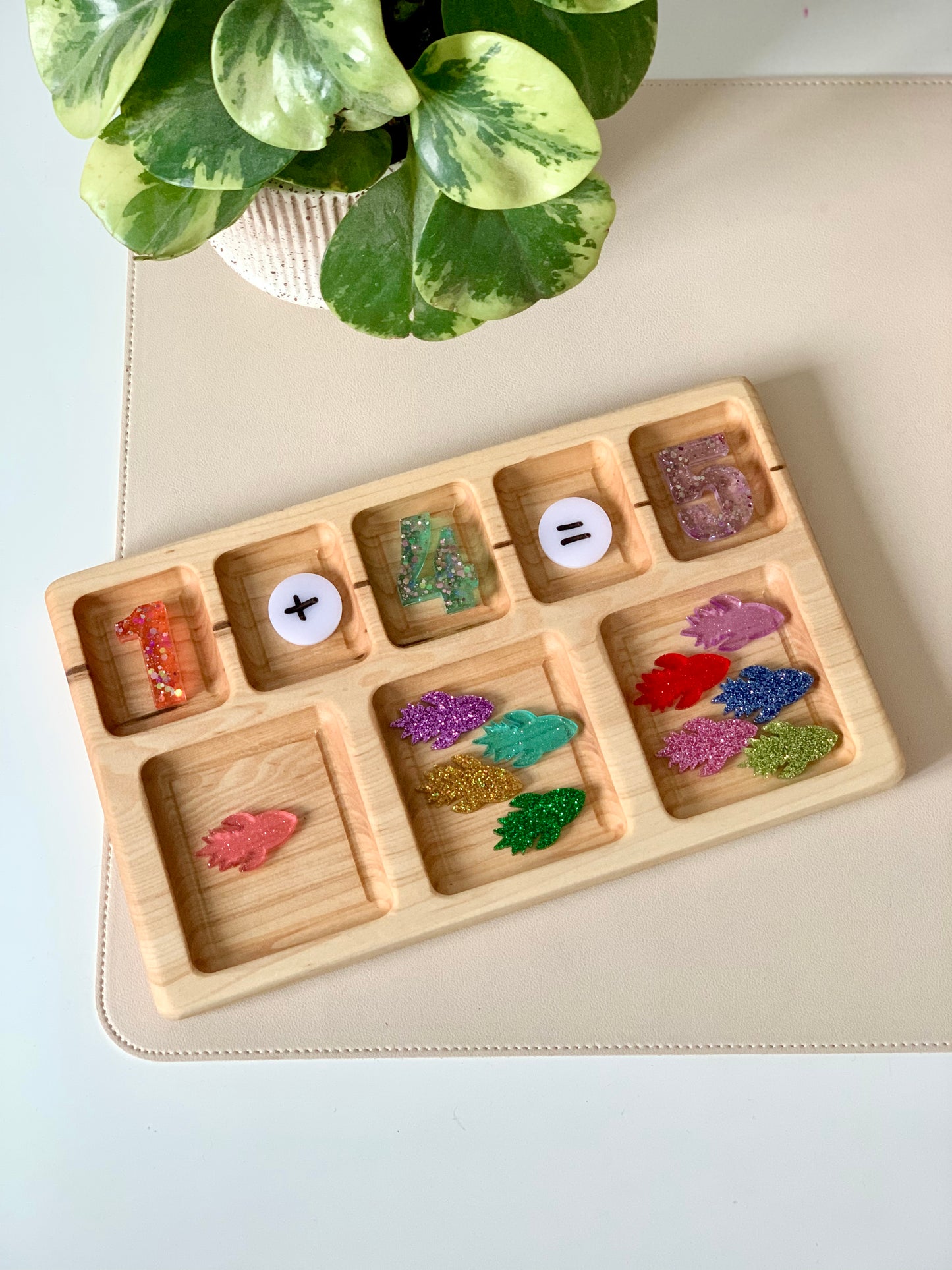 Math Numbers Board, Tinker Sensory Tray