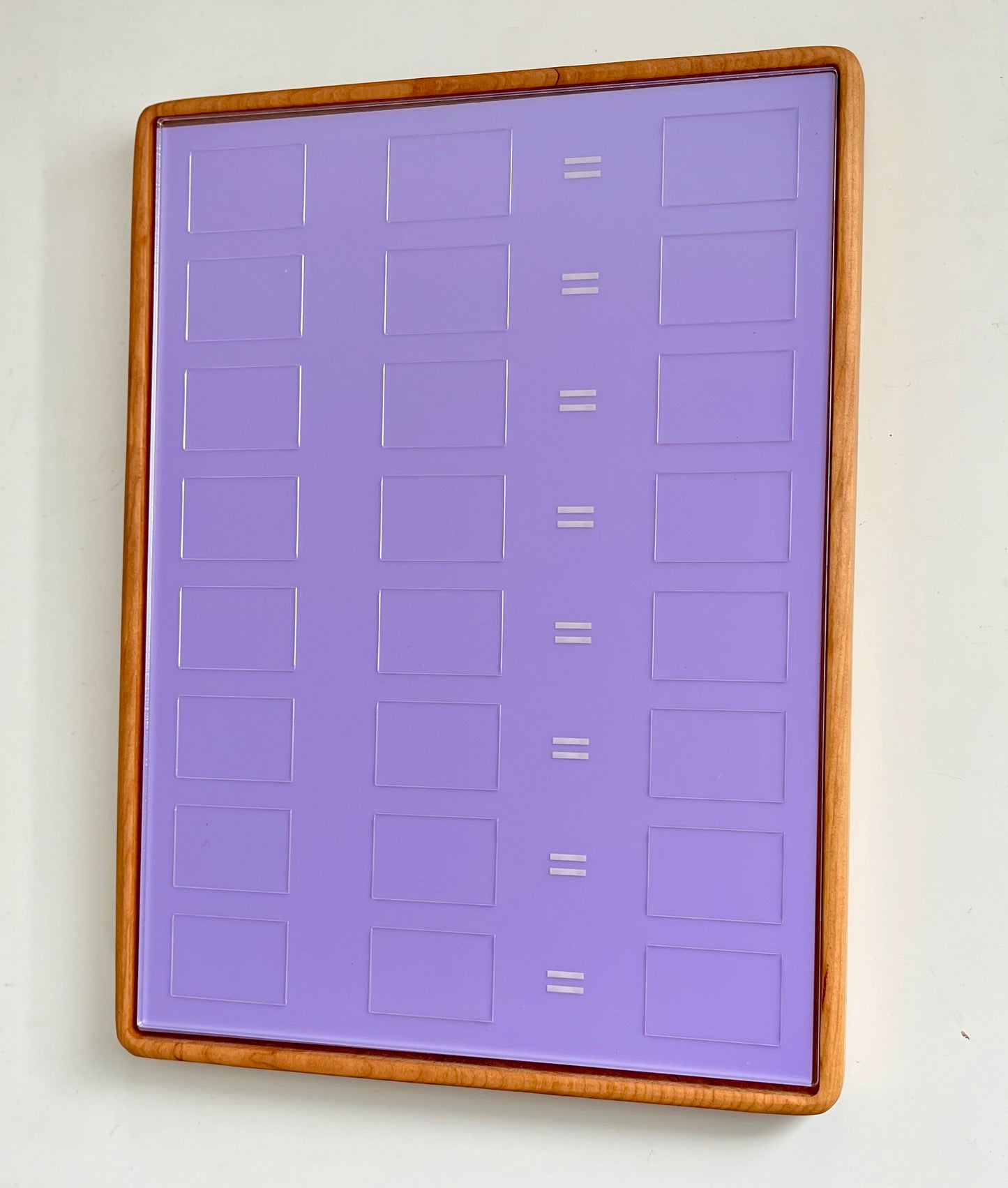 Tall Rectangle Writing Sensory Tray for 8.25 x 11 sheets with Dry Erase Inserts / Rectangle Plate