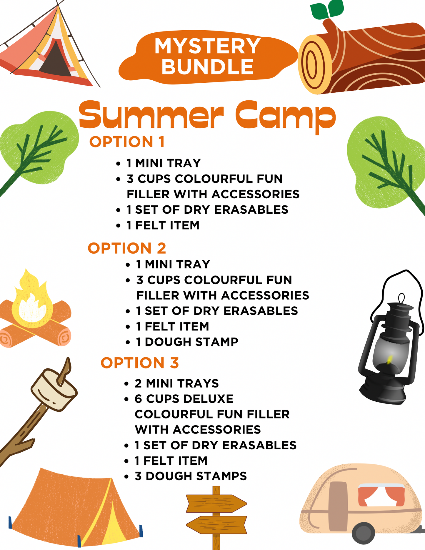Summer Camping Mystery Box Bundle