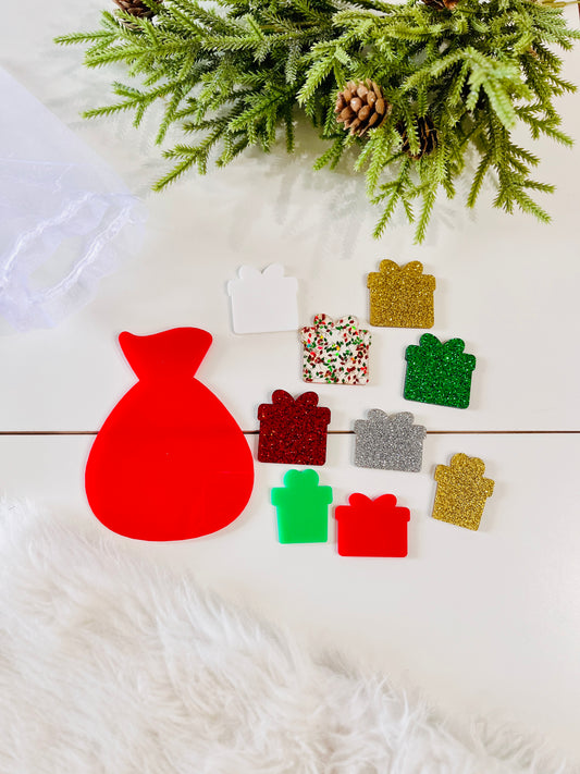 Little Dry Erasables - Santa Sack with 9 Presents 2025 Version