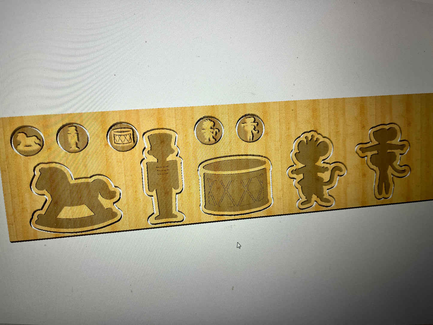 Mini Nutcracker Ballet Trays