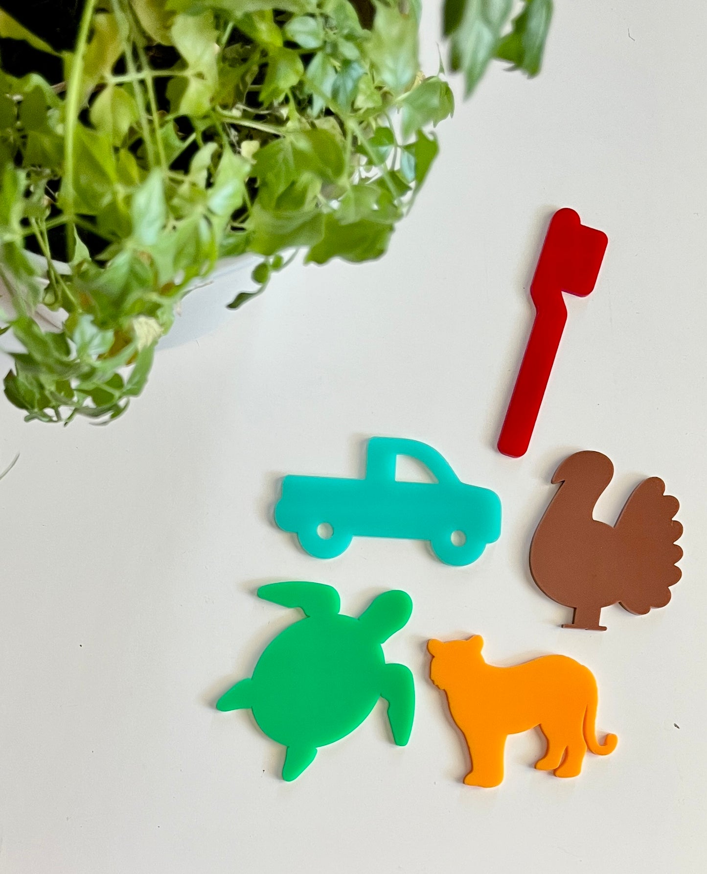 Little Dry Erasables - Letter Phonics Sets — A is for "", B is for "", 5 Piece Sets, Perfect for Letter Discovery Baskets