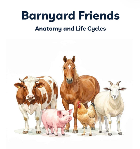 Digital Download | Farm Animals: Anatomy & Life Cycles Unit Study