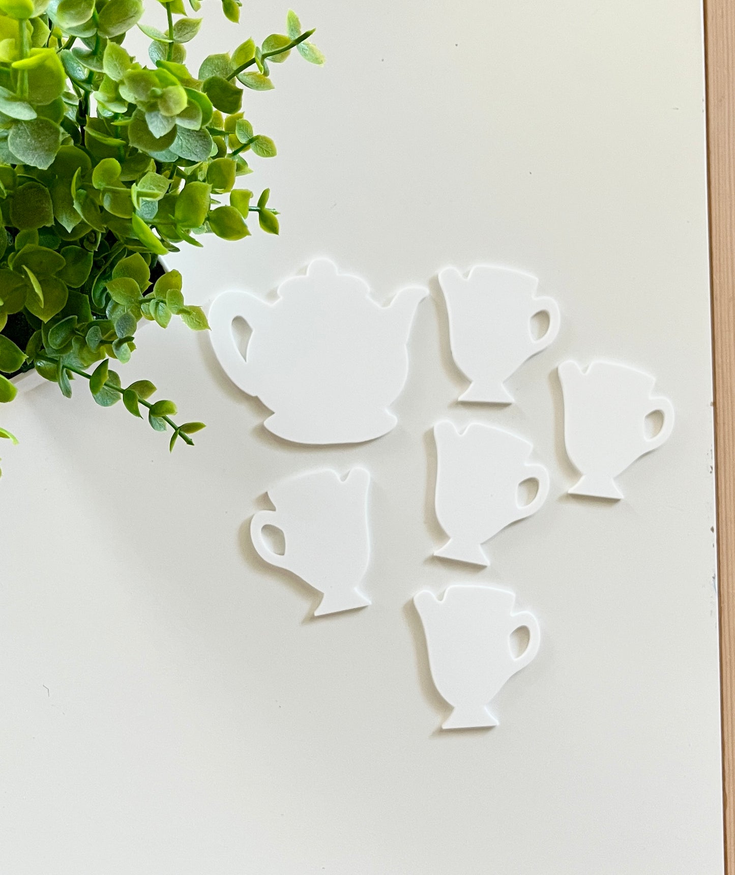 Little Dry Erasables — Tea Pots and Tea Cups; more colours available