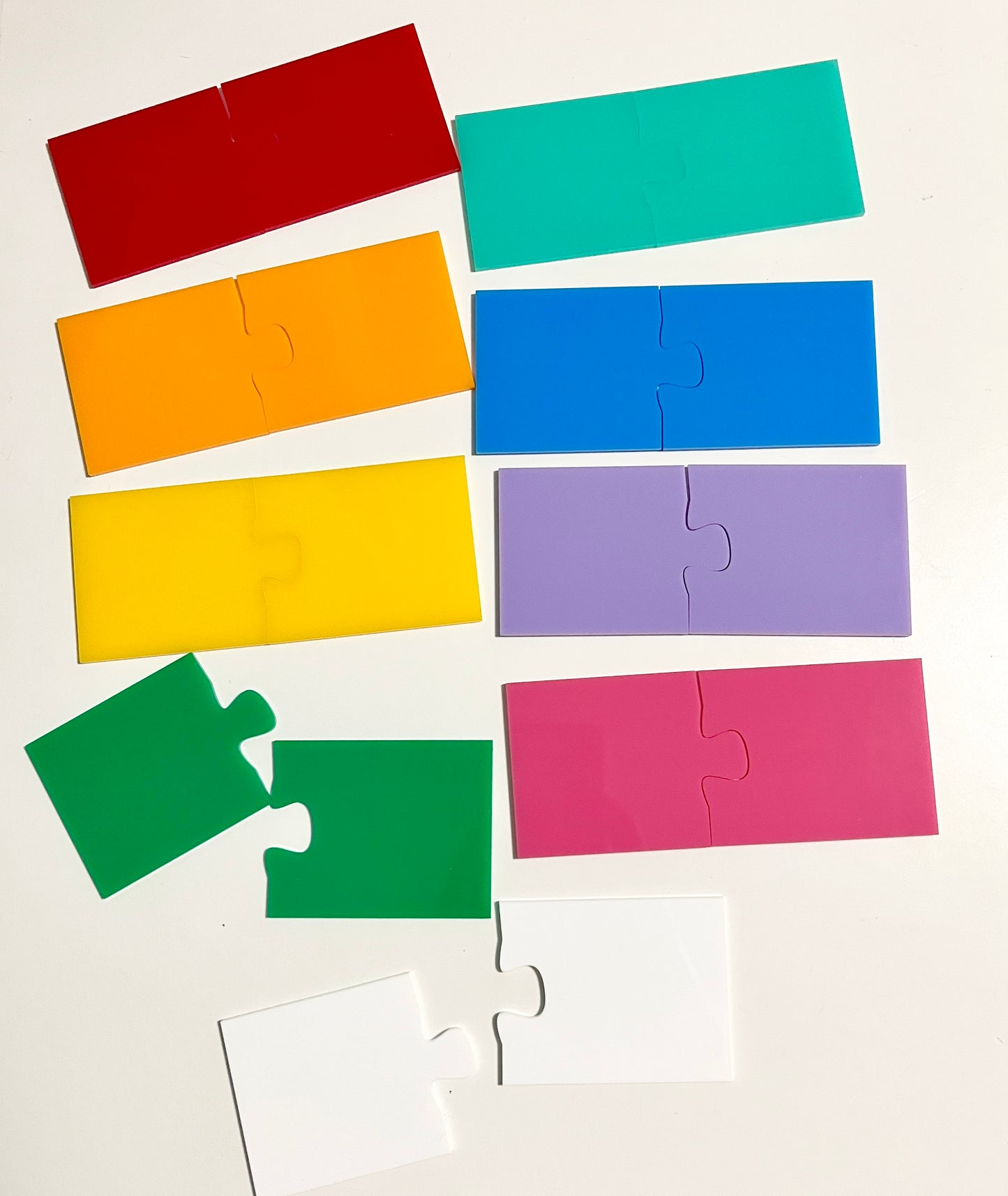 Little Dry Erasables - 2 Part Puzzles