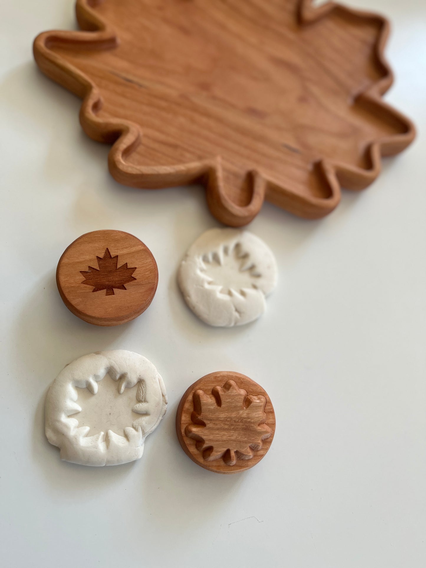 Play Dough Stampers - Maple Leaf / Leaves