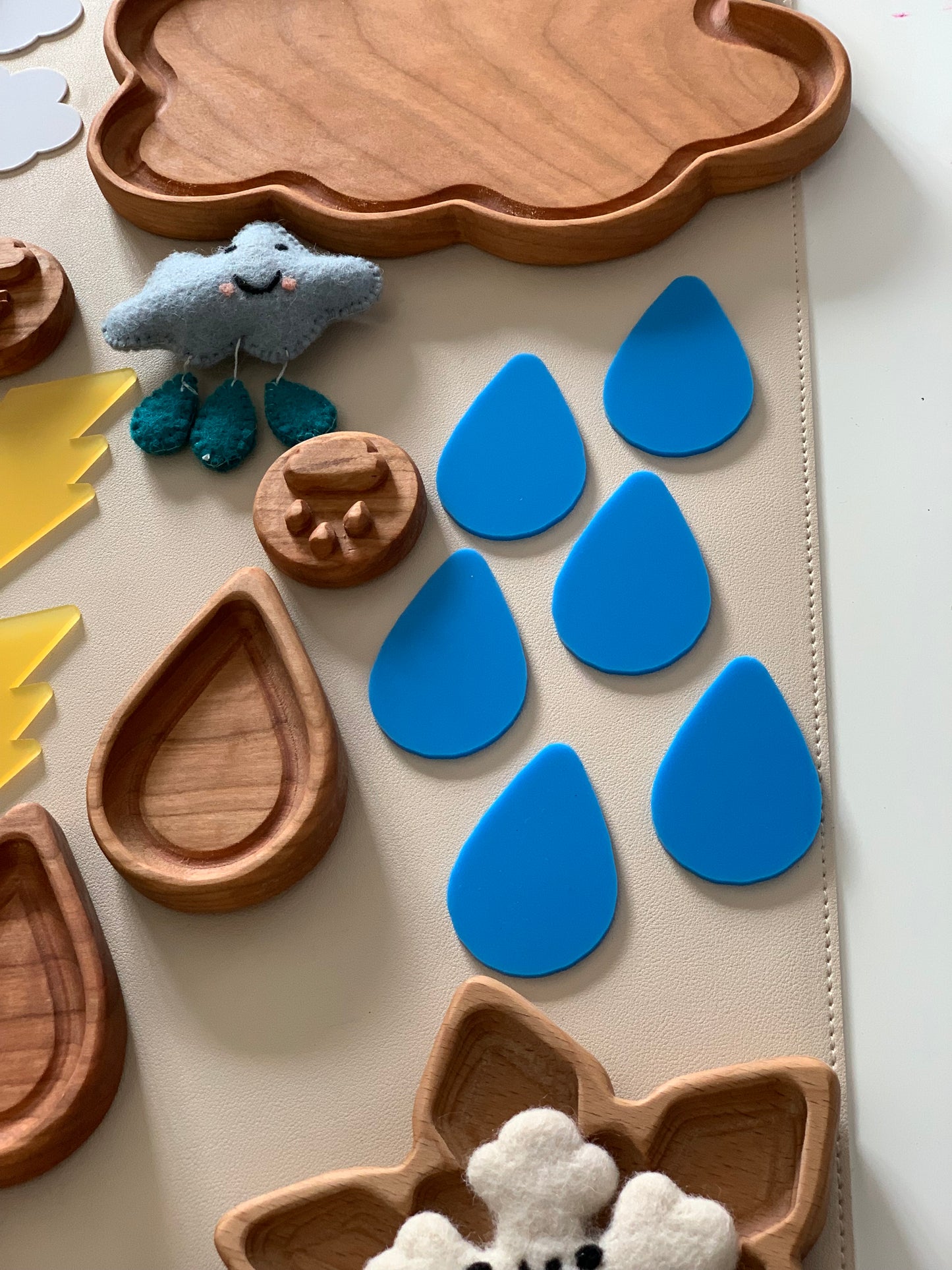 Little Dry Erasables - Rain Drops - Set of 6 - more colours available