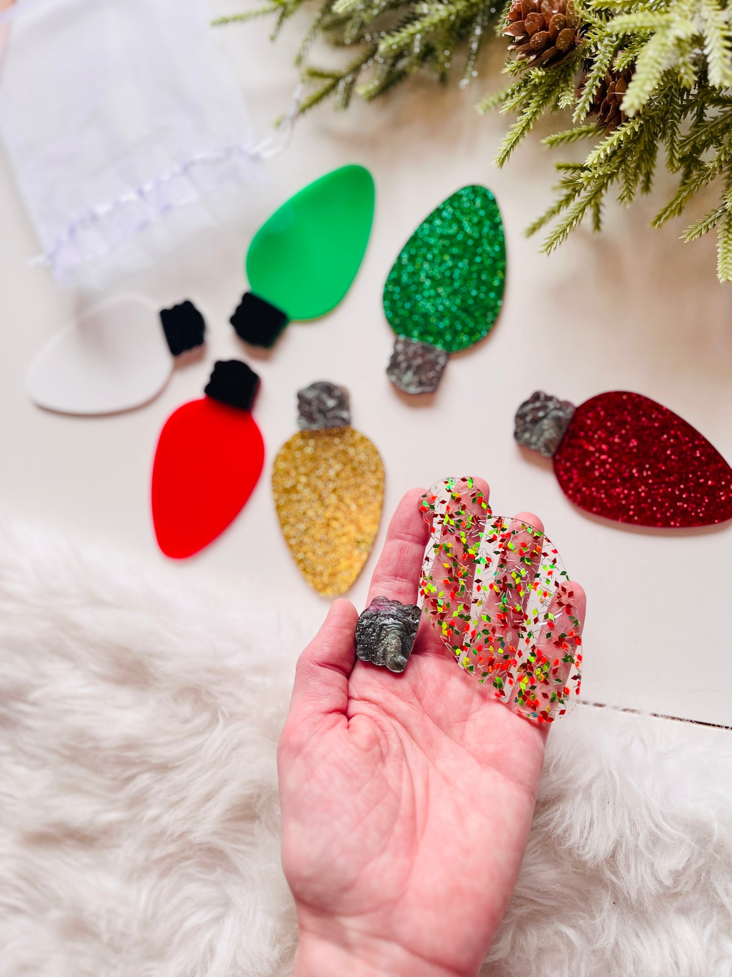 Little Dry Erasables - Christmas Lights Light Bulbs