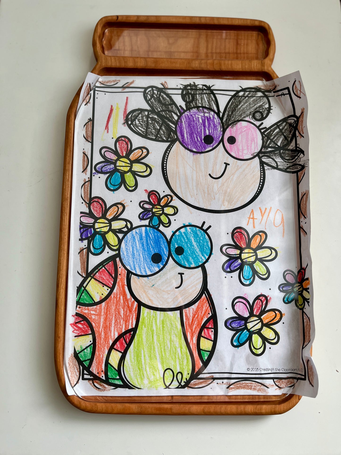 Extra Large / Tall Jar Plate / Sensory Tray