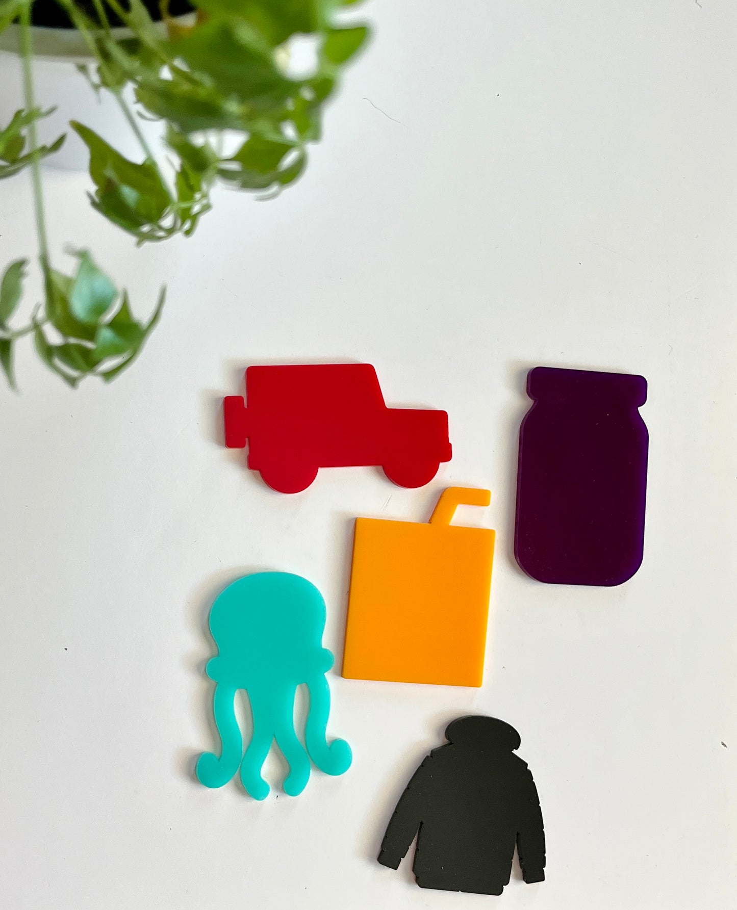 Little Dry Erasables - Letter Phonics Sets — A is for "", B is for "", 5 Piece Sets, Perfect for Letter Discovery Baskets