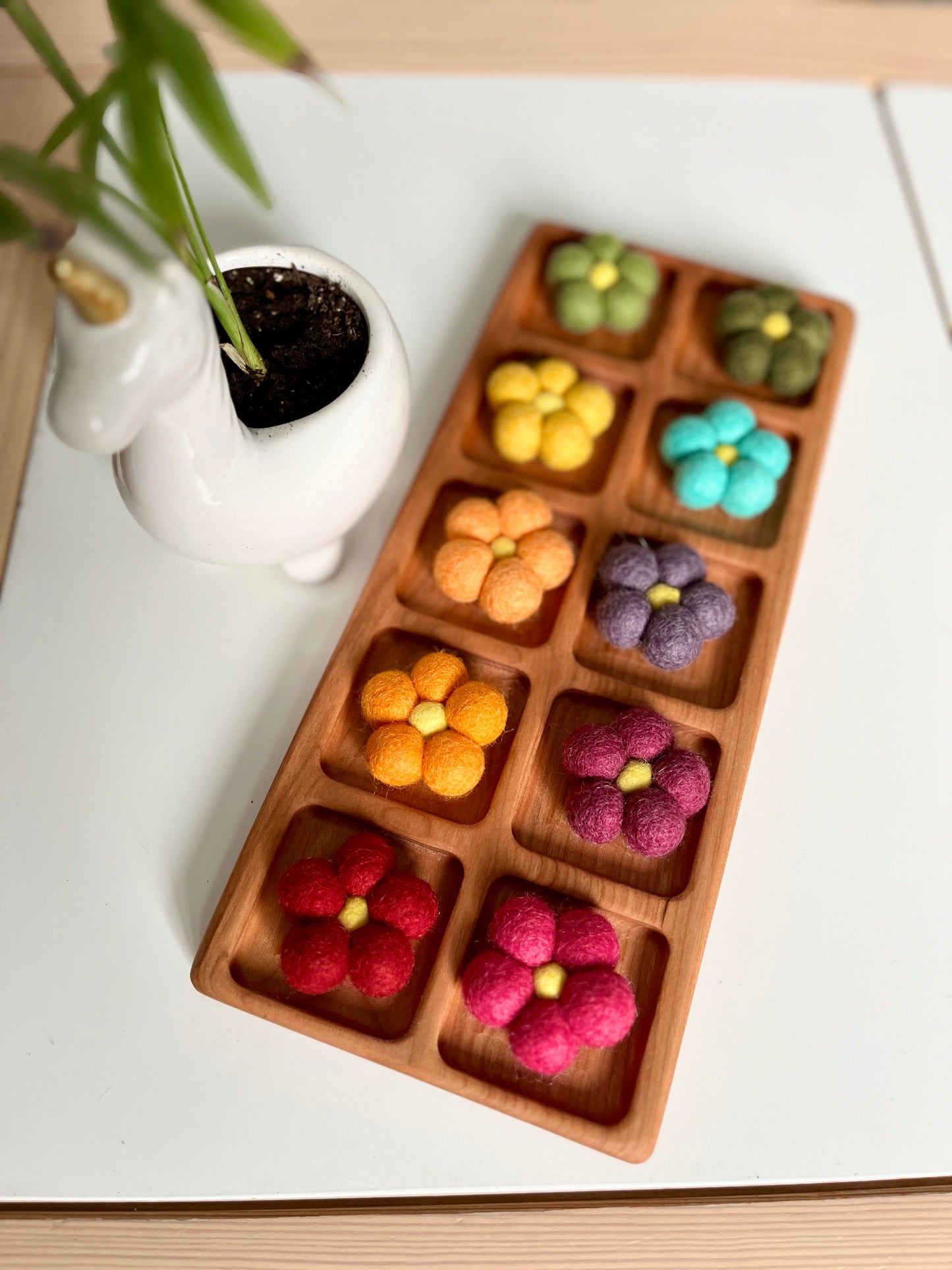 Larger Ten Frame Sensory Tray - Fits across Trofast Bin like a Flisat Insert