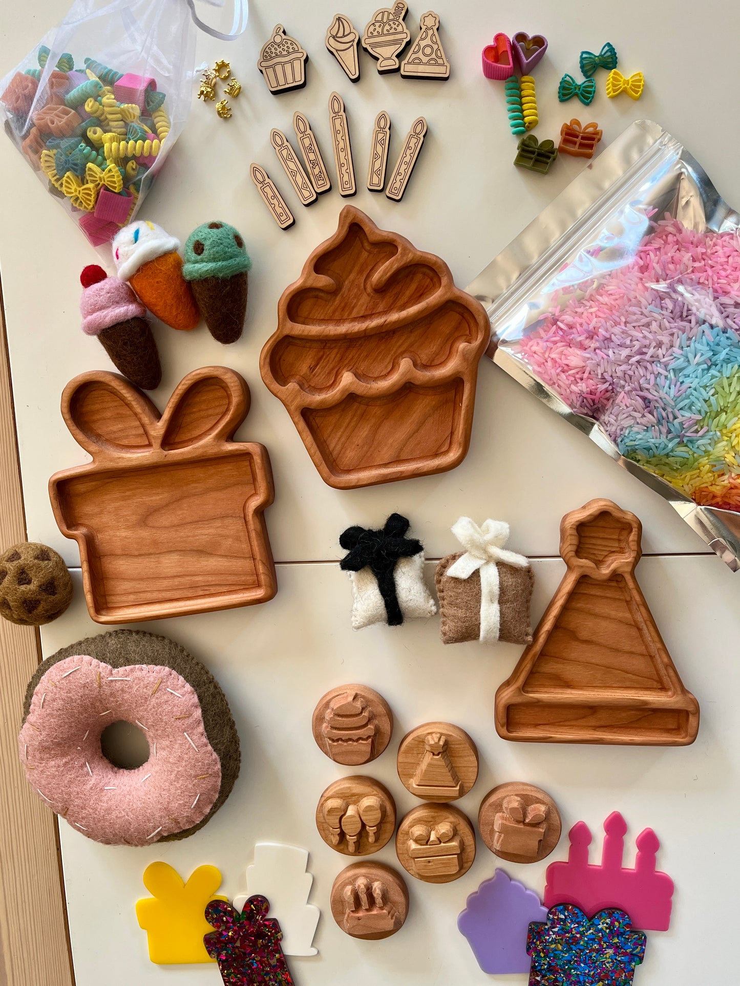 Birthday Celebration Plate / Sensory Trays | Two Sizes Available