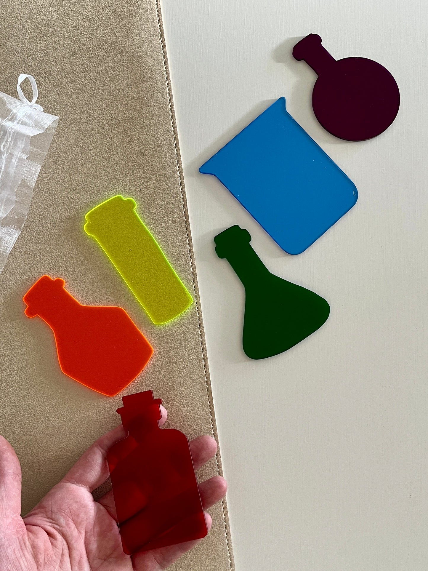 Little Dry Erasables - Beaker & Potion Bottles - Set of 6 - more colours available