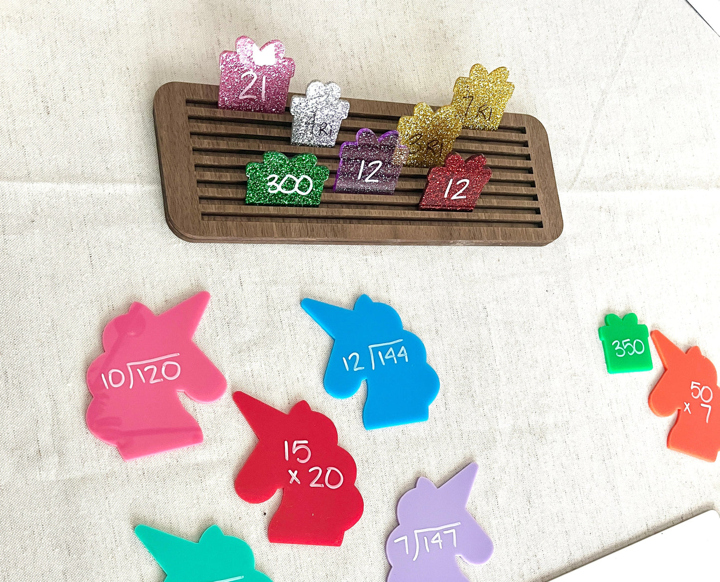 Little Dry Erasables - Set of 7 Large Unicorns