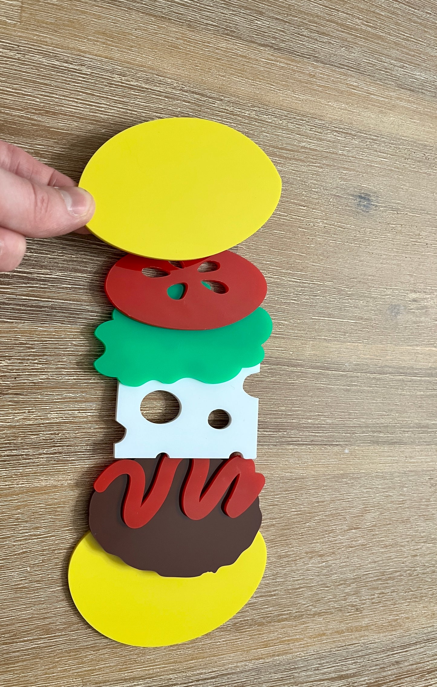 Little Dry Erasables - Burger 7 Piece Set