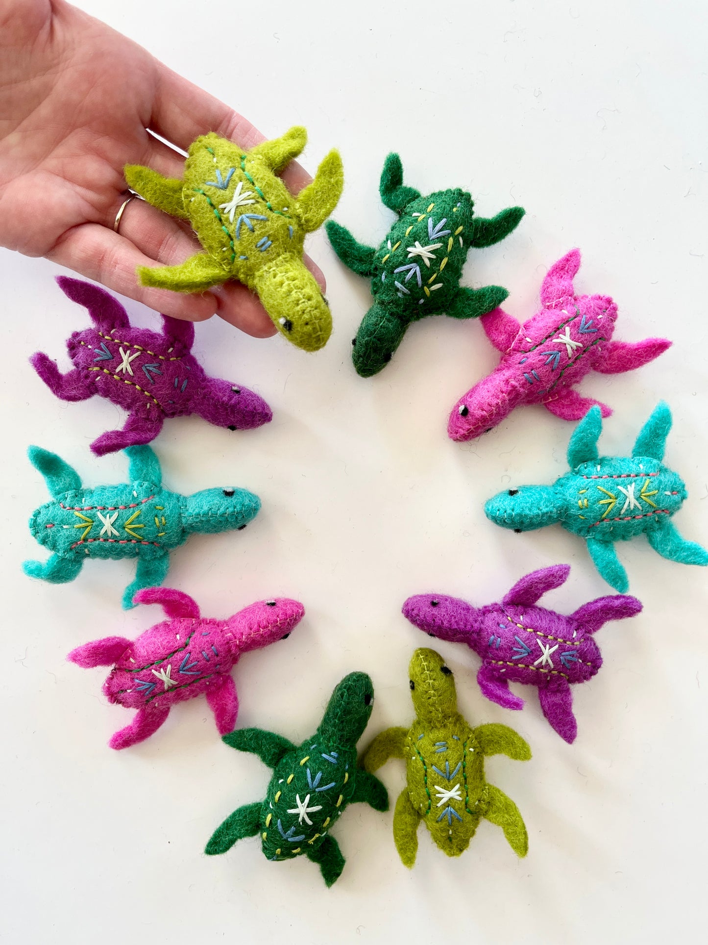 One Felt Turtle