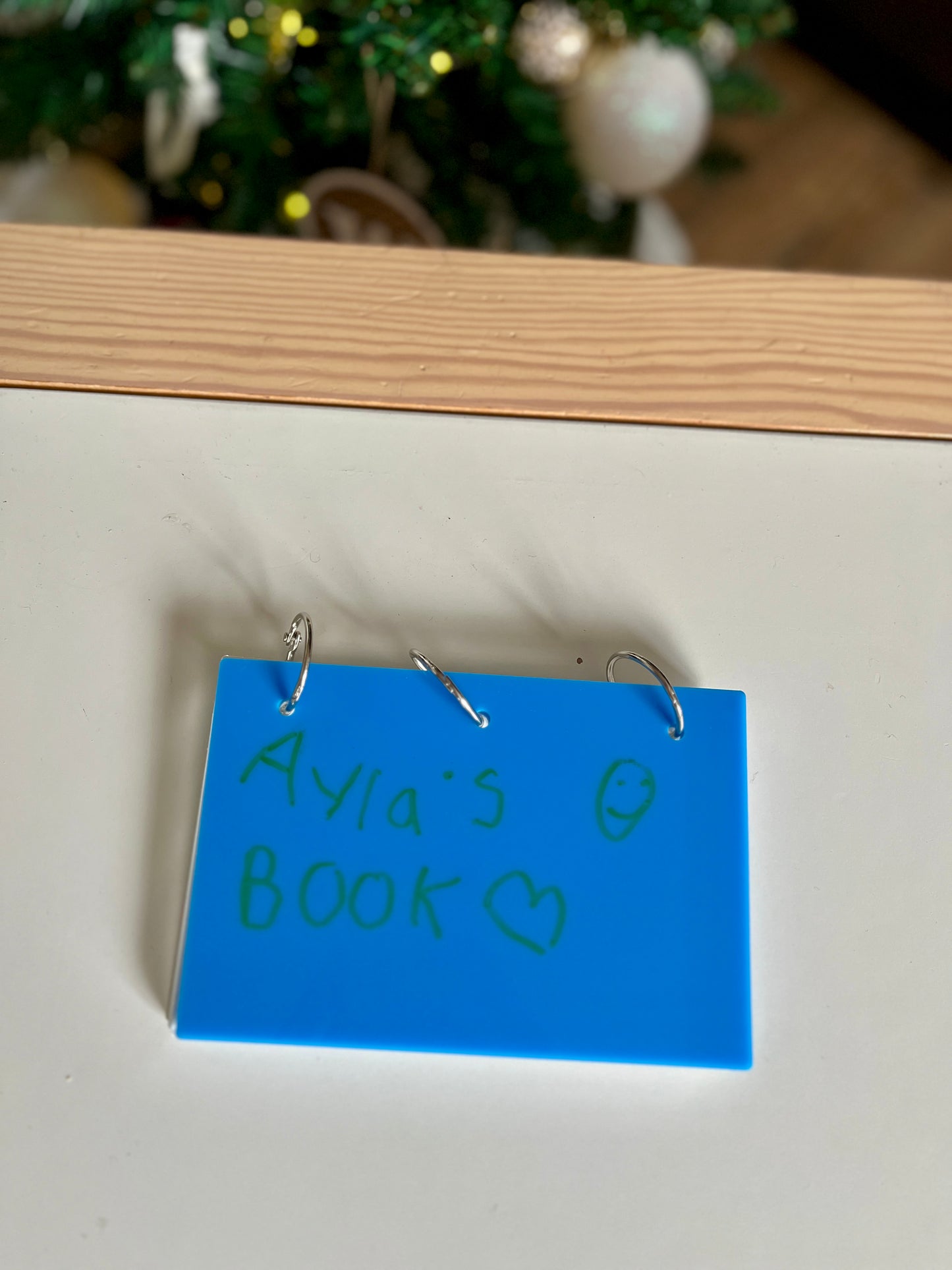 Mini Acrylic Dry Erasable Notebook – 4x6 Reusable Write & Wipe Book