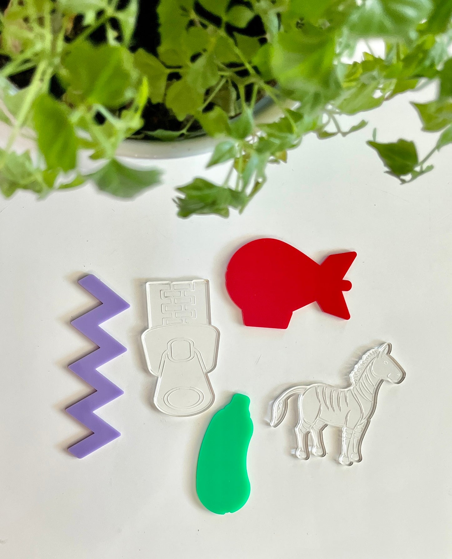 Little Dry Erasables - Letter Phonics Sets — A is for "", B is for "", 5 Piece Sets, Perfect for Letter Discovery Baskets