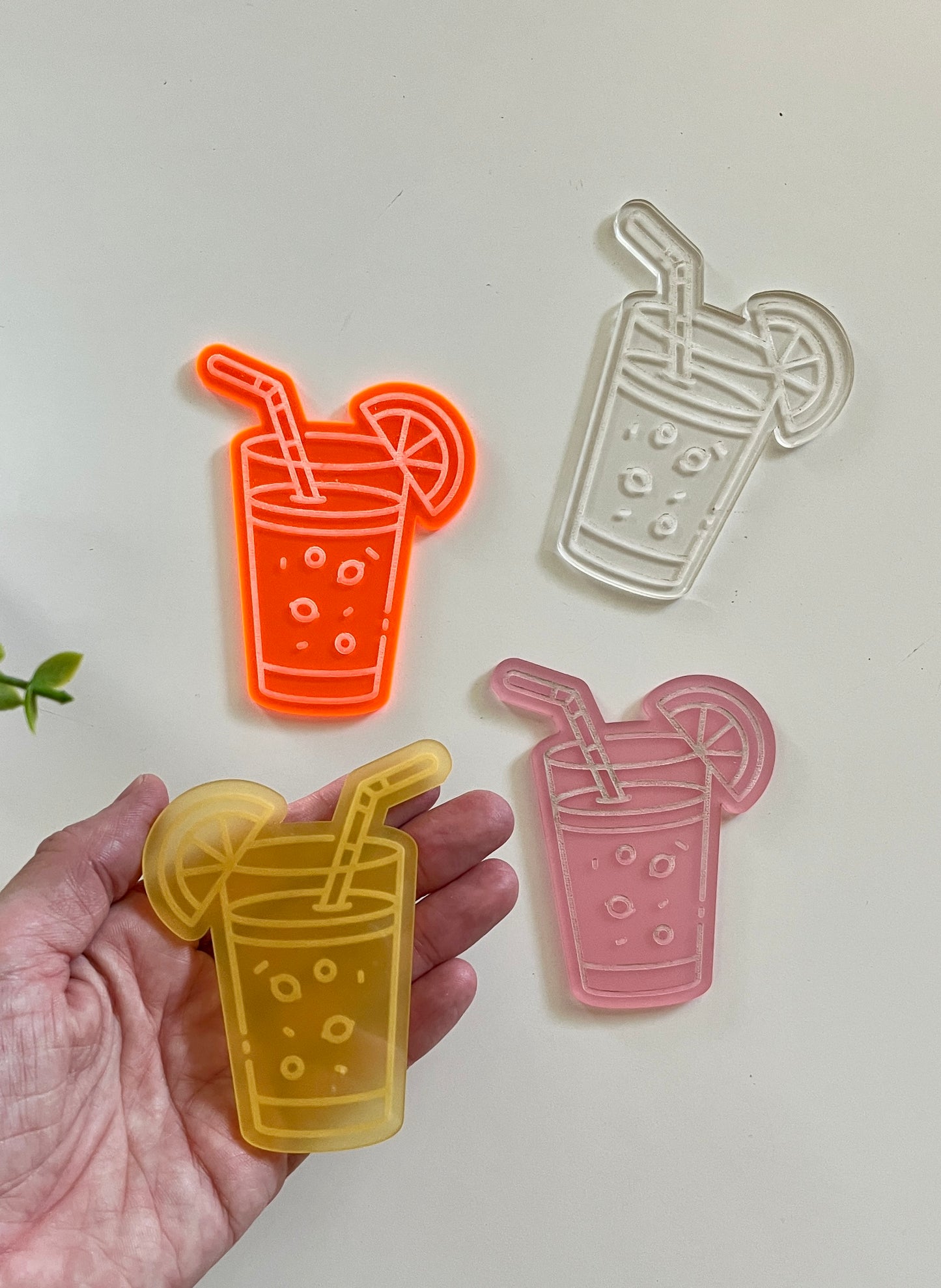 Little Dry Erasables — Set of 4 Citrus Drinks