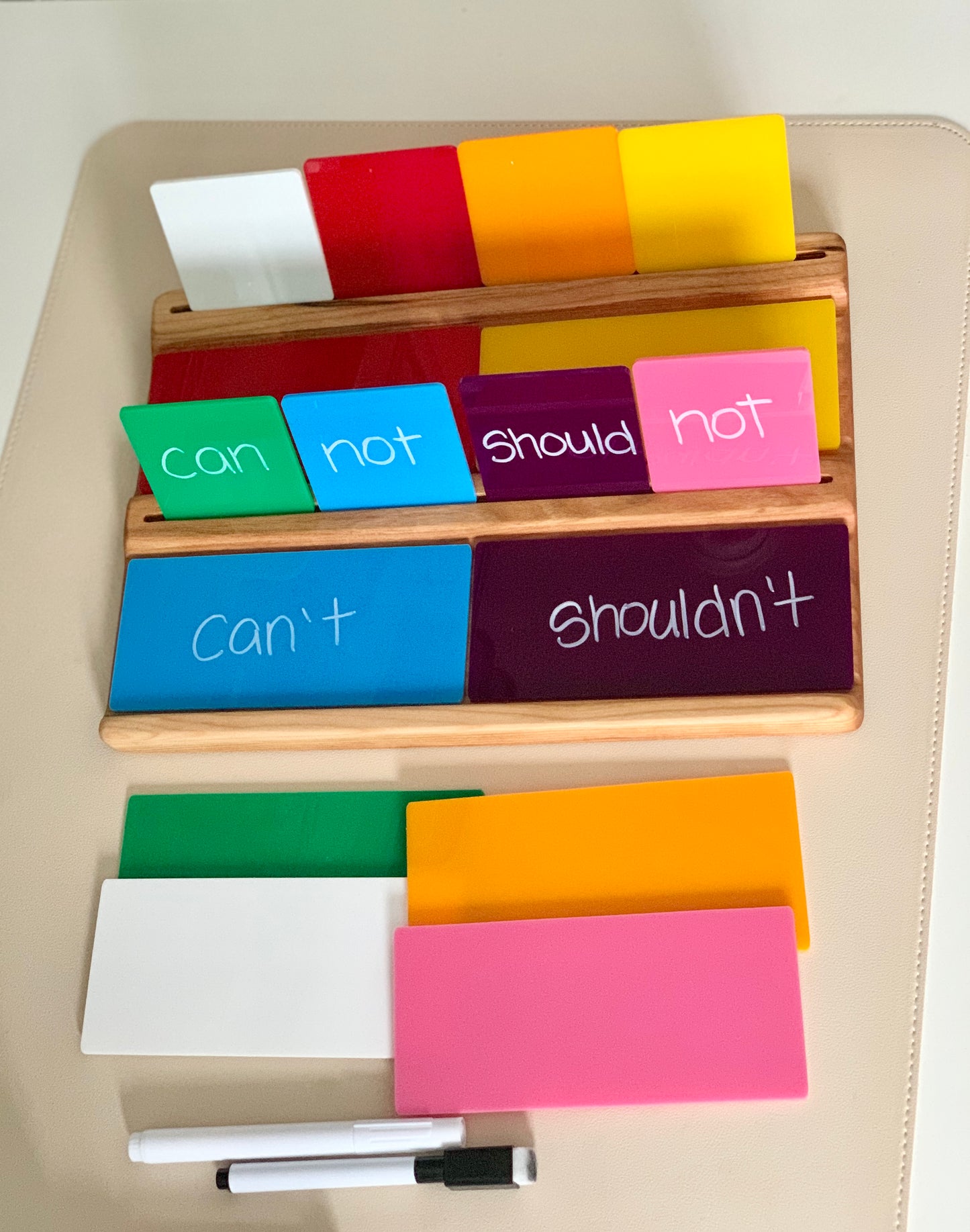 Single and Double Language | Writing Trays and Add Ons