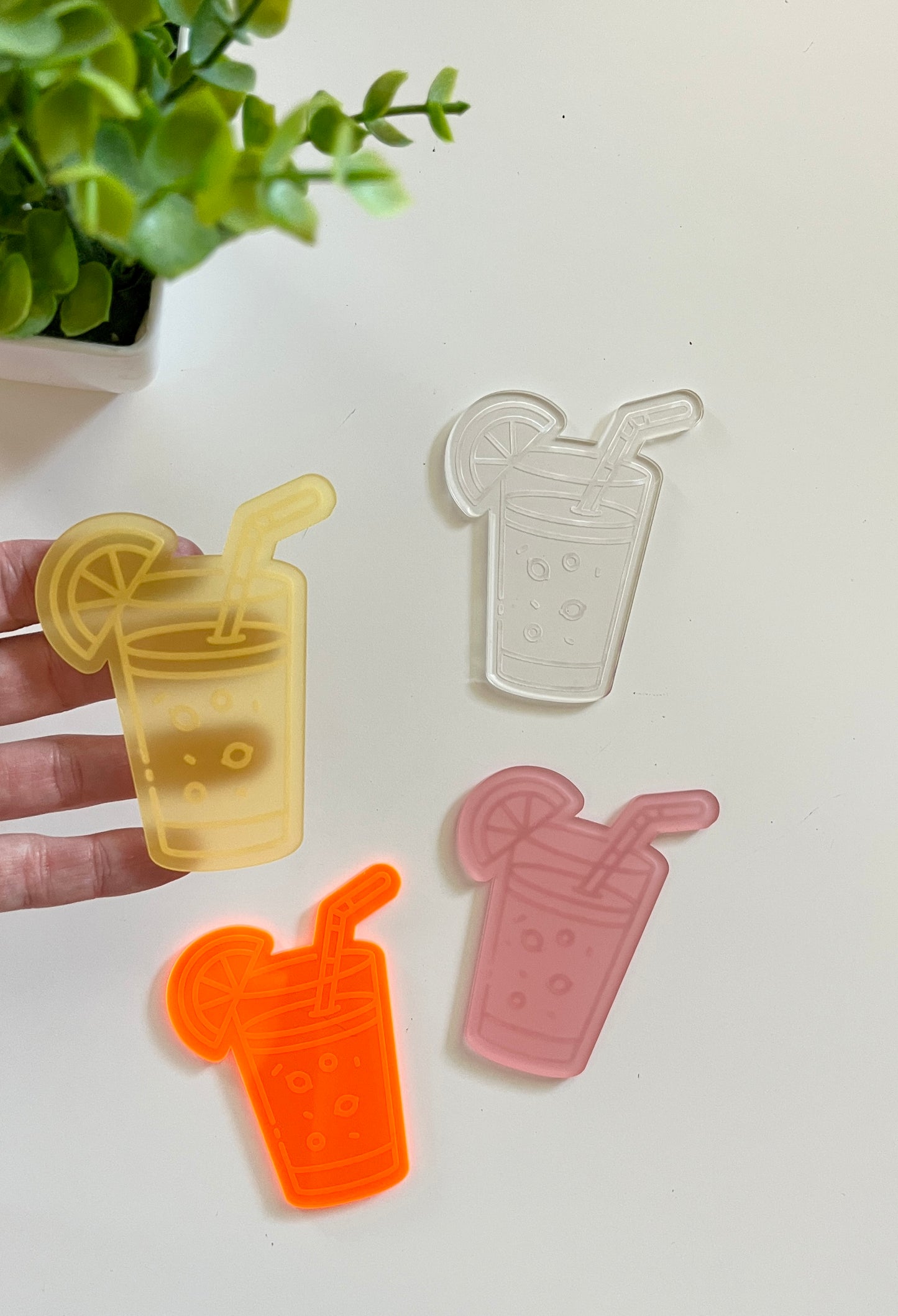 Little Dry Erasables — Set of 4 Citrus Drinks