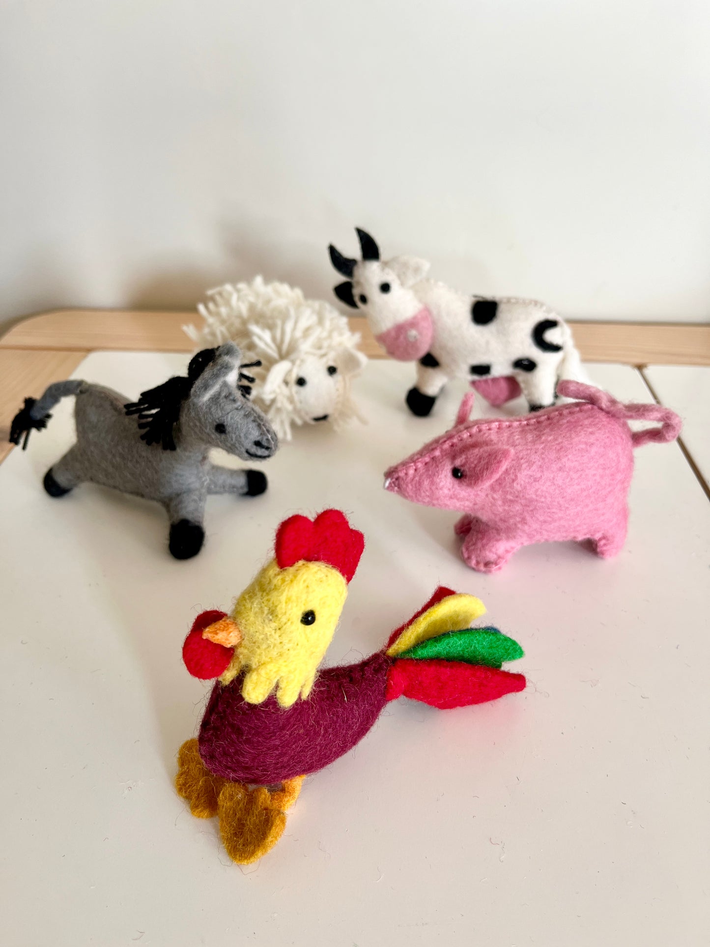 Felt Farm Animals