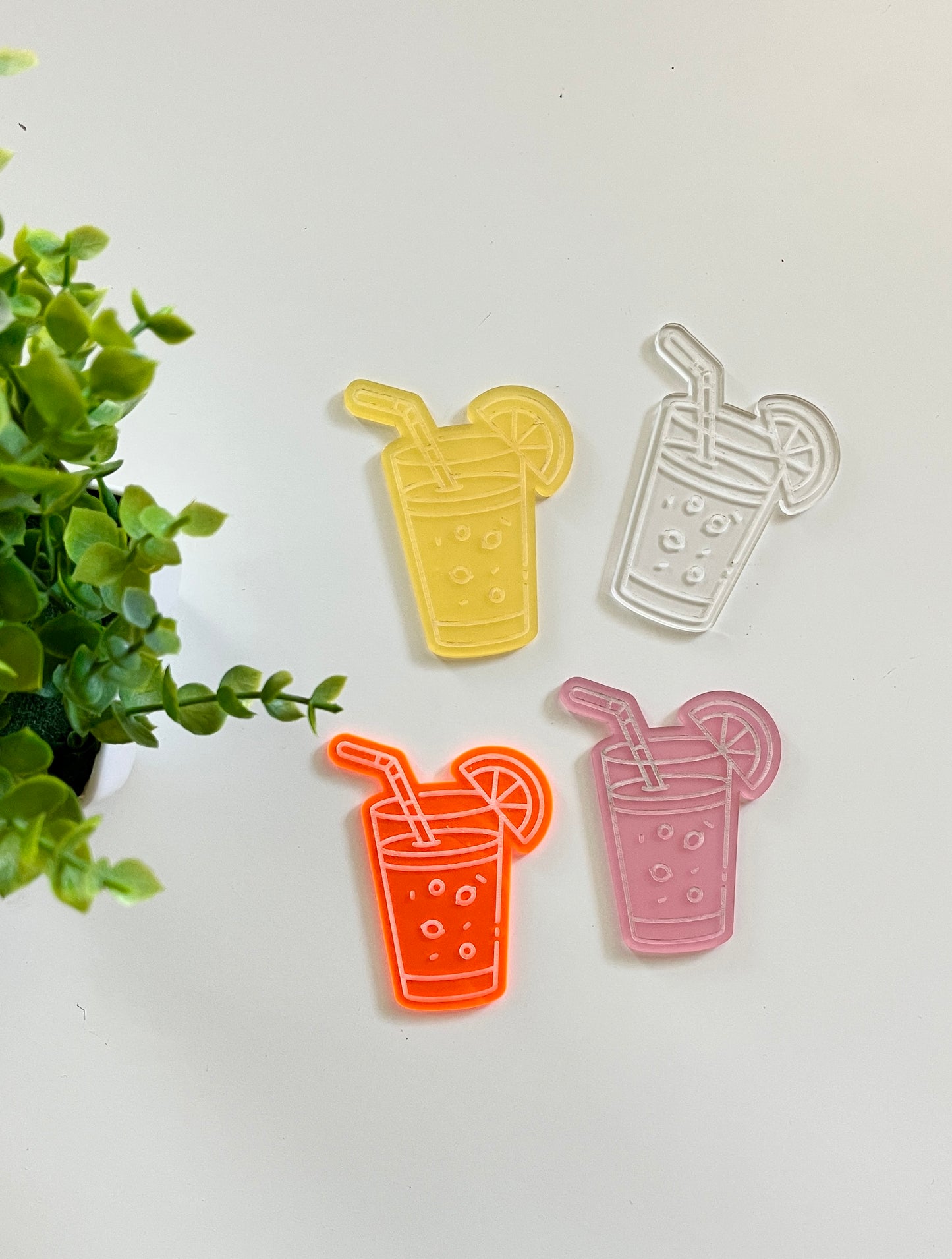 Little Dry Erasables — Set of 4 Citrus Drinks