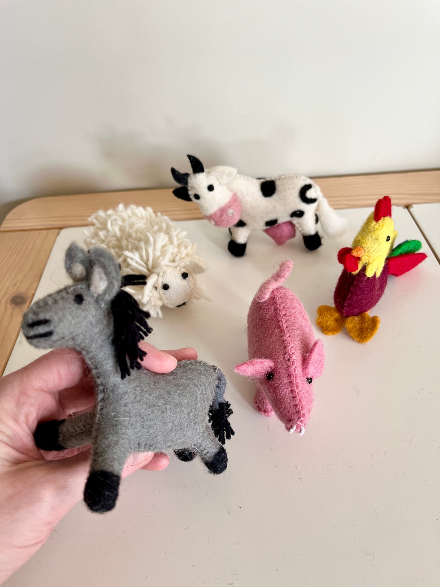 Felt Farm Animals