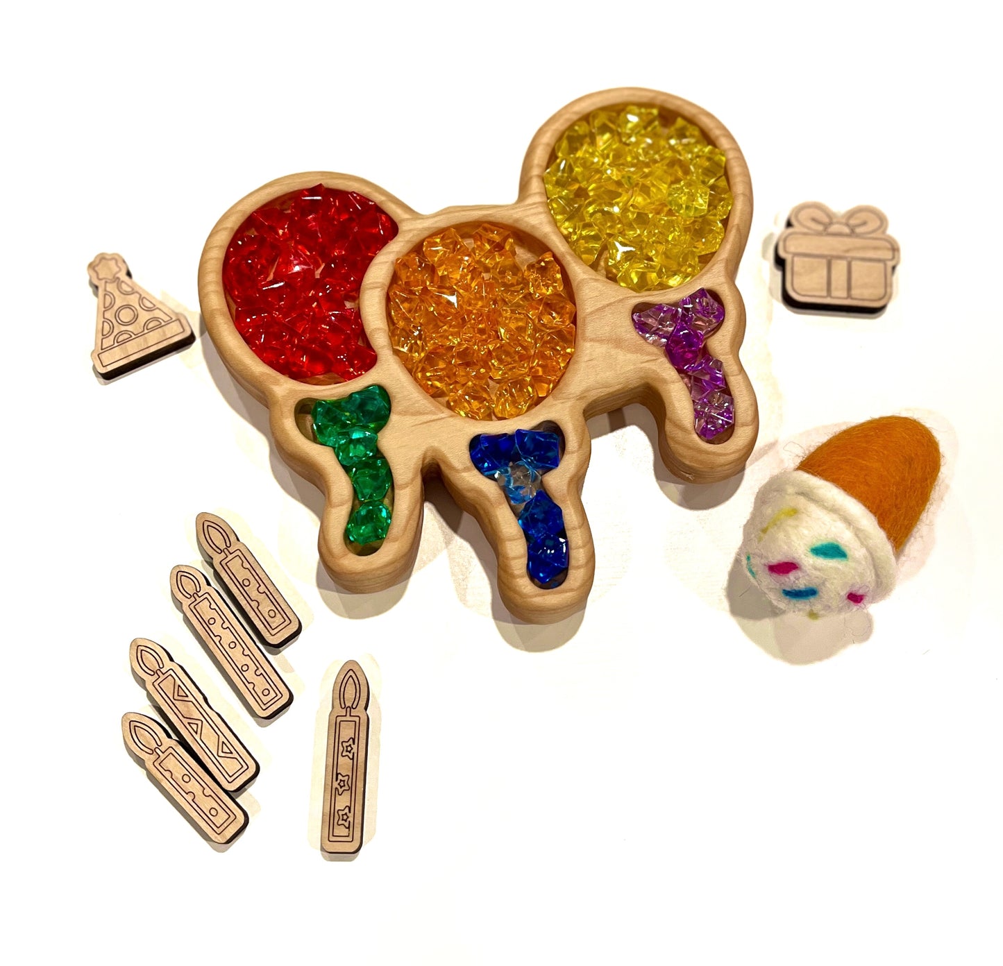 Birthday Celebration Plate / Sensory Trays | Two Sizes Available