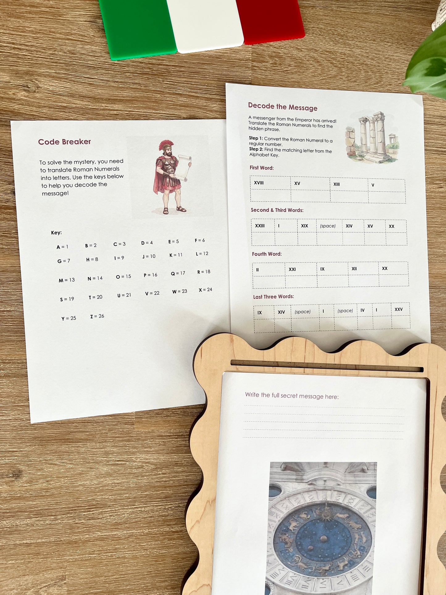 Digital Download | Roman Numerals, Their History & DeCoding Activity