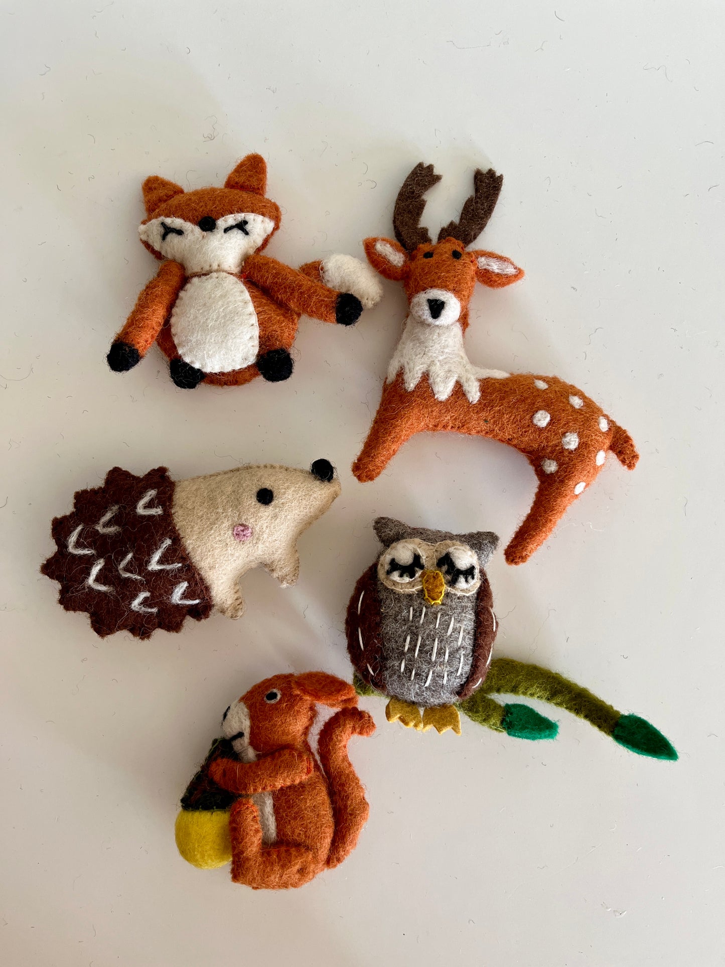 Felt Woodland Forest Animals