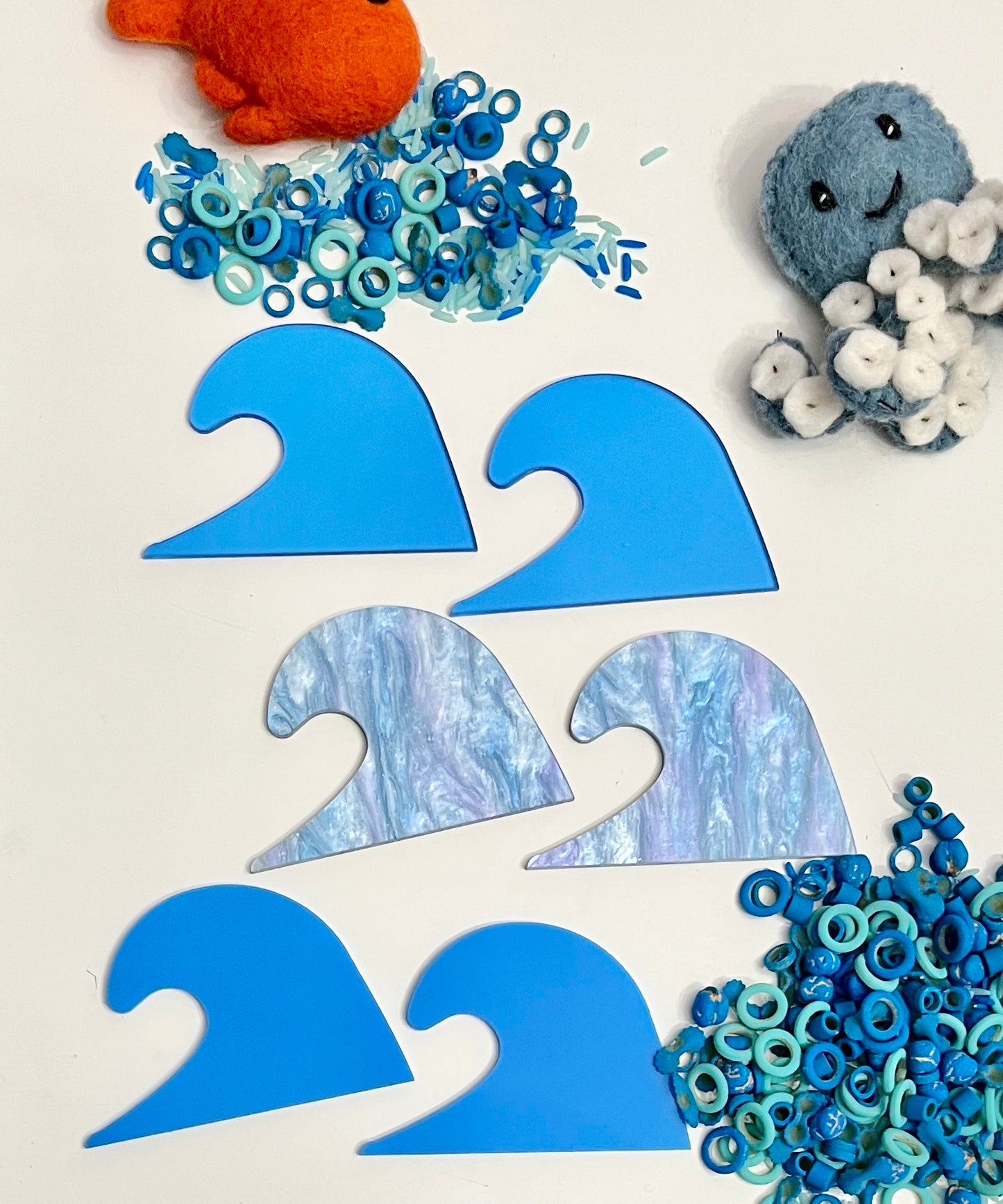 Little Dry Erasables — Set of 6 Waves