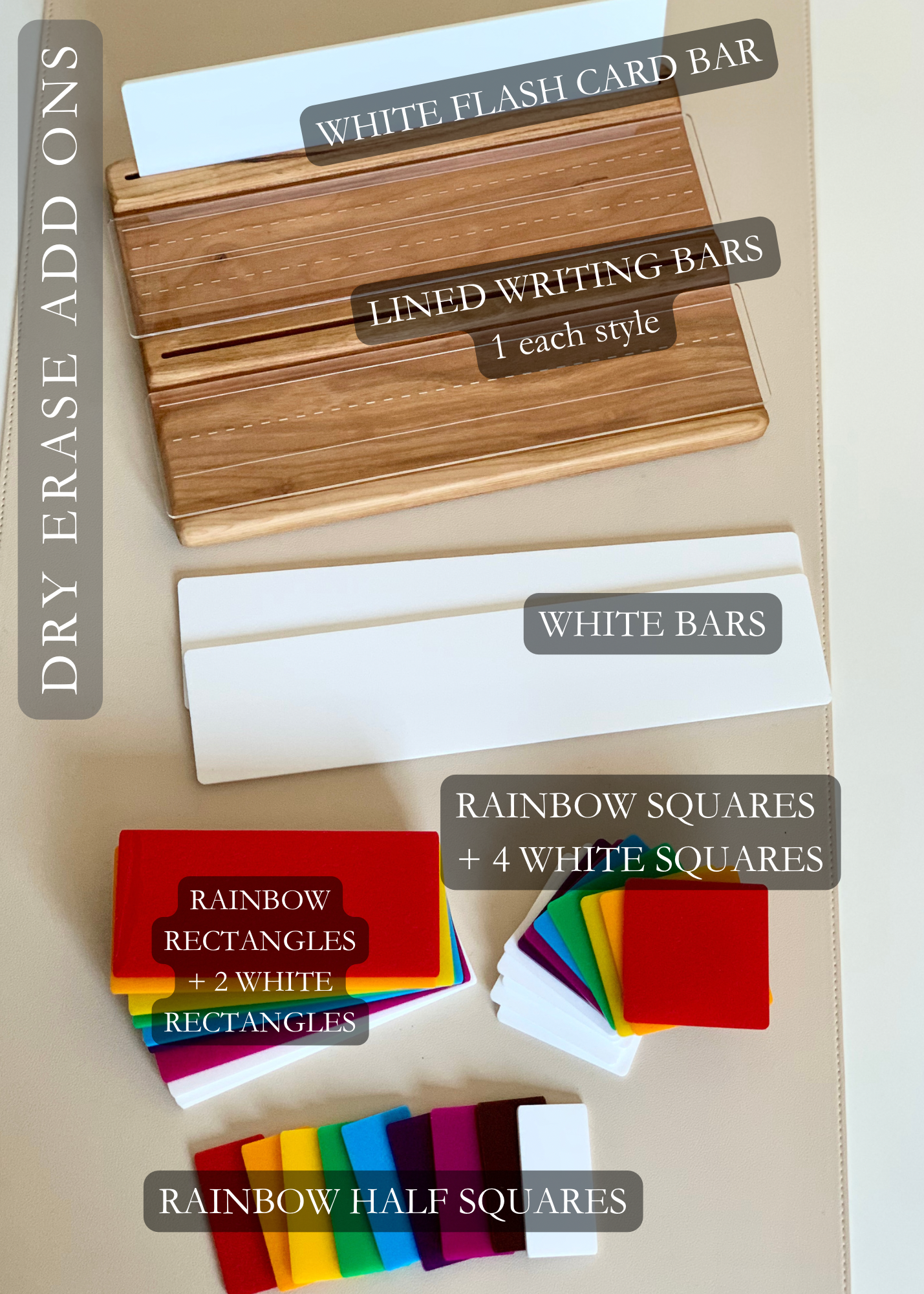 Single and Double Language | Writing Trays and Add Ons