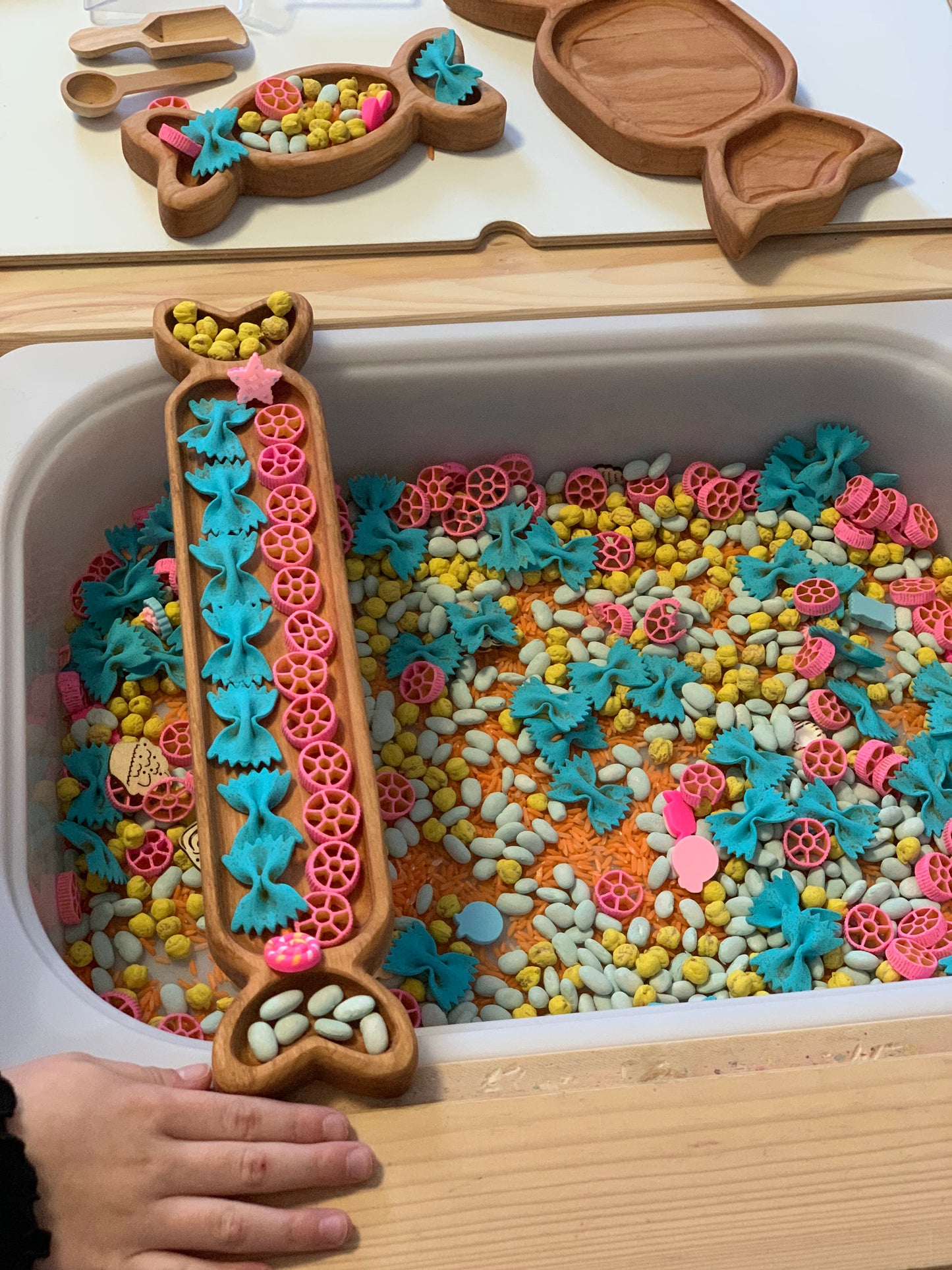 Christmas Candy Tinker Sensory Trays / Plates | 3 Styles