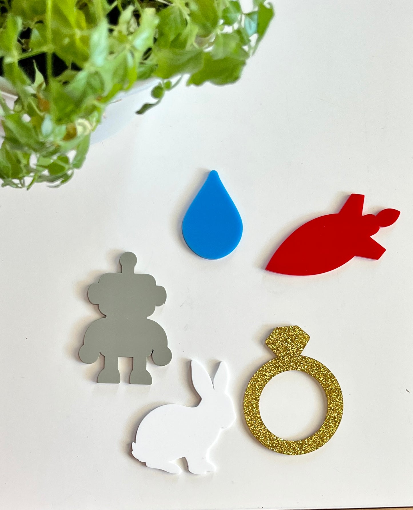 Little Dry Erasables - Letter Phonics Sets — A is for "", B is for "", 5 Piece Sets, Perfect for Letter Discovery Baskets