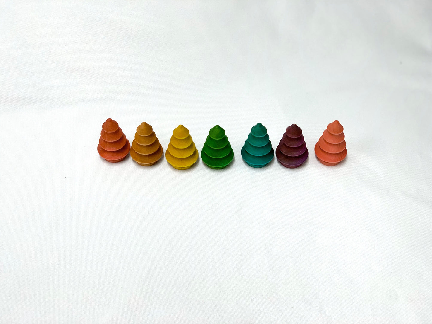 Naturally Dyed Rainbow Trees