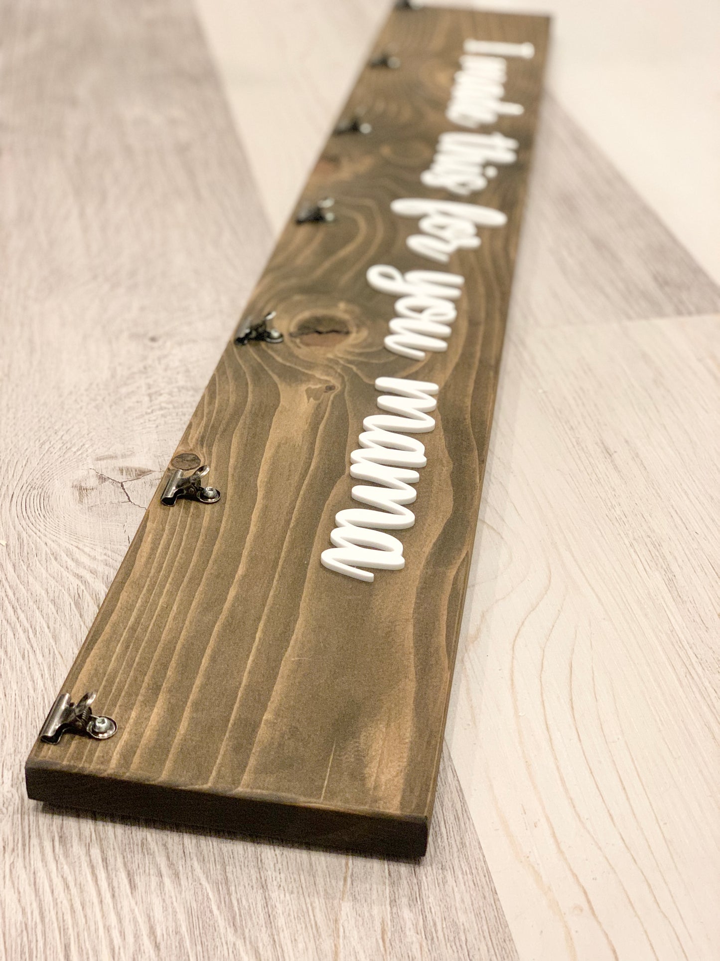 “I made this for you mama” wood sign to display children’s artwork