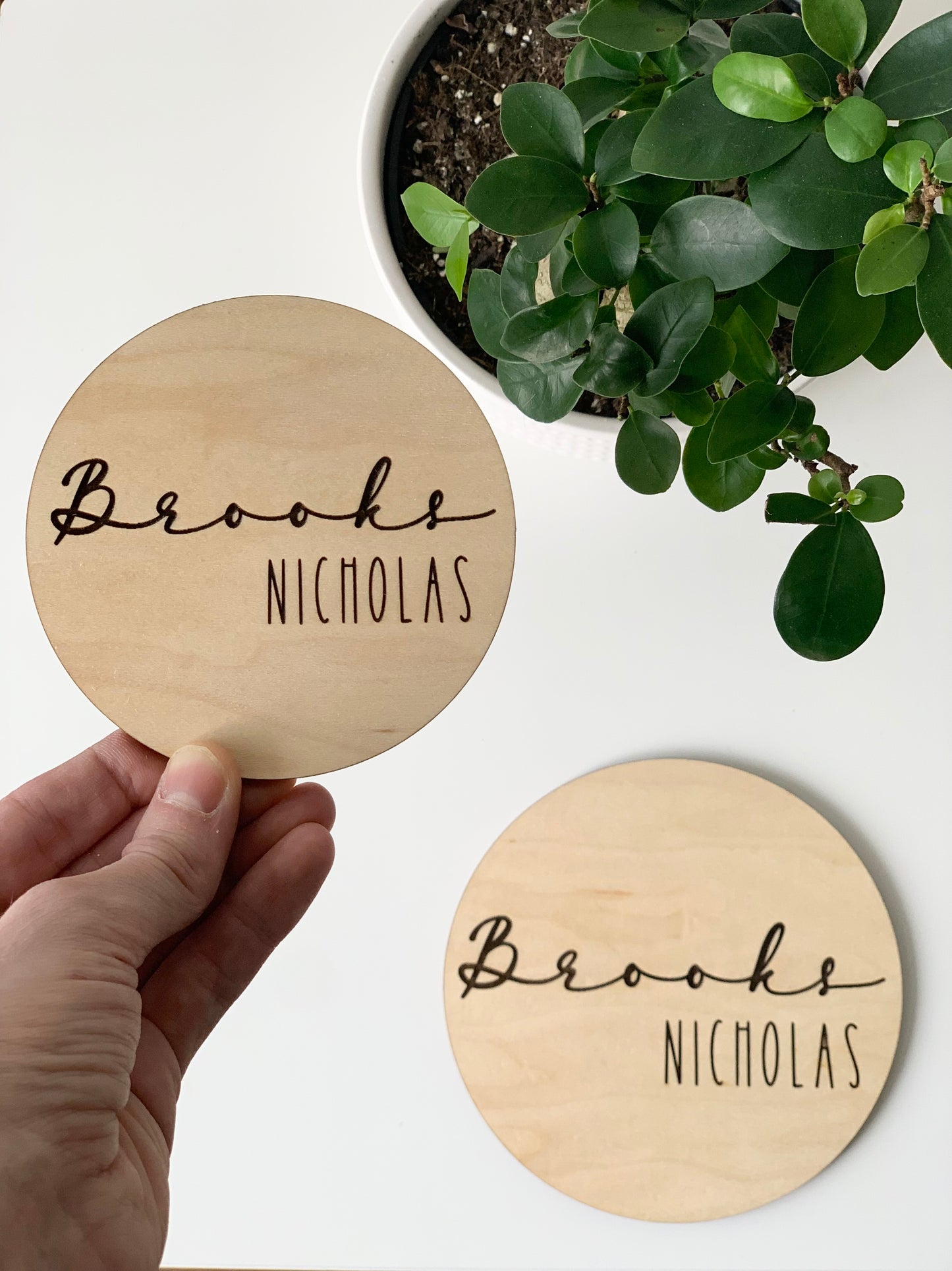 Baby Name Announcement Disc
