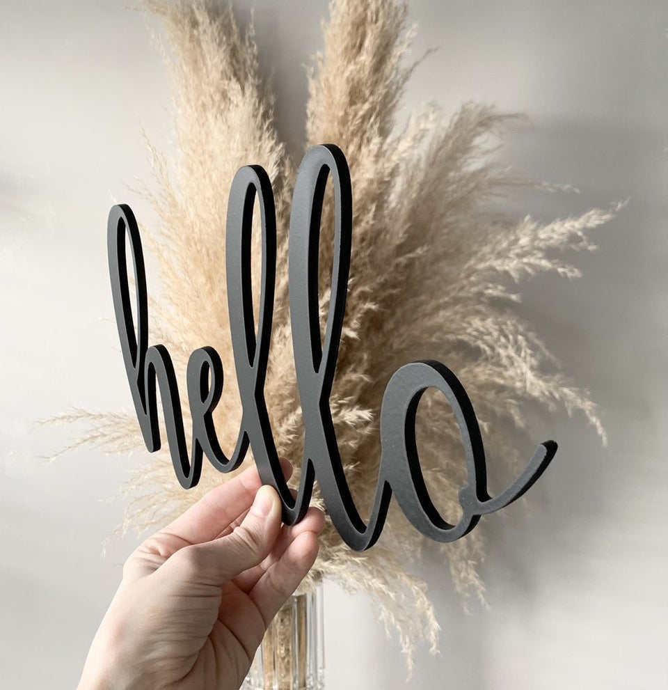Word Cutout Signs