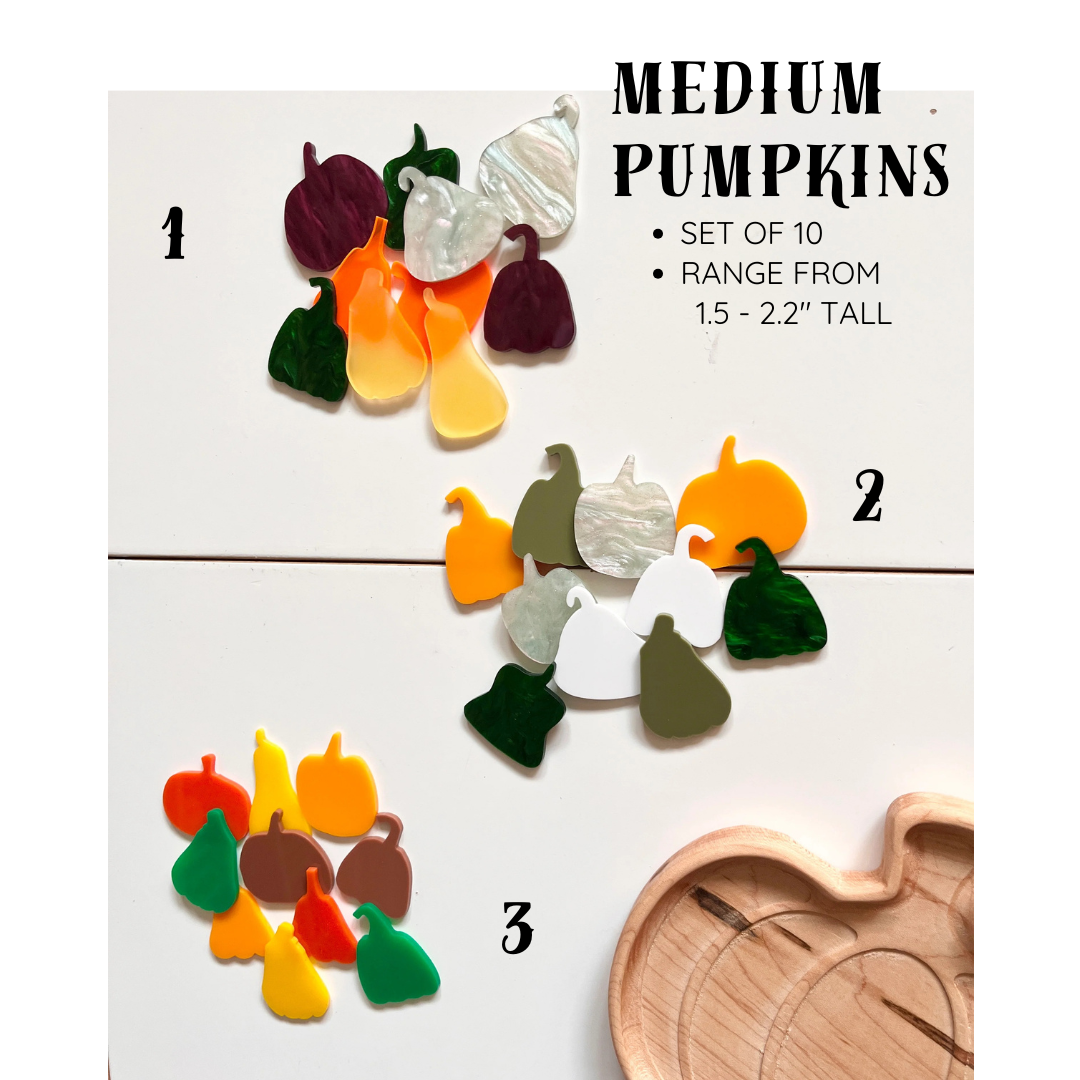 Little Dry Erasables - Medium Pumpkins (set of 10)
