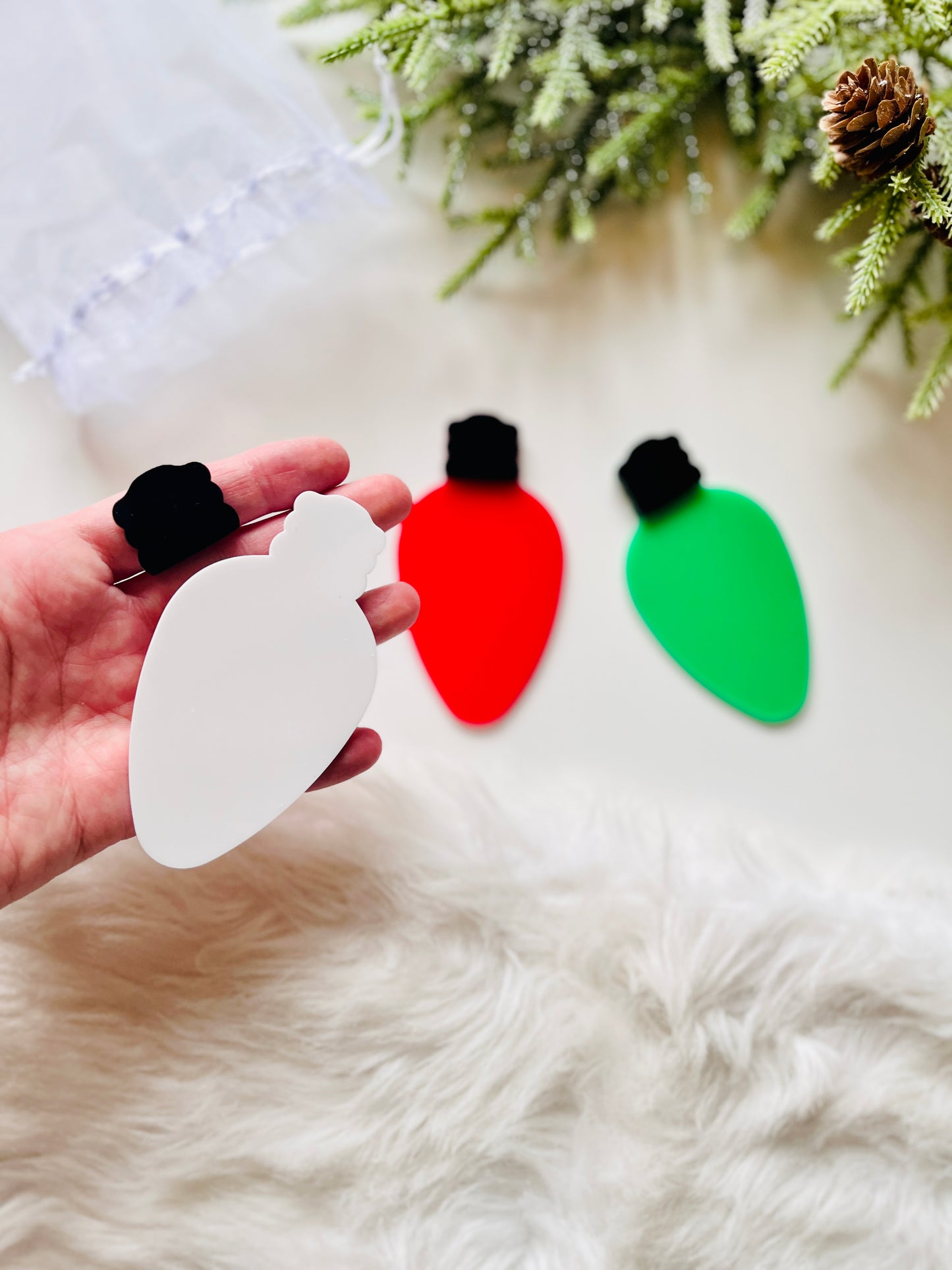 Little Dry Erasables - Christmas Lights Light Bulbs