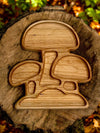 Set of 3 Mushrooms Plate / Sensory Tray