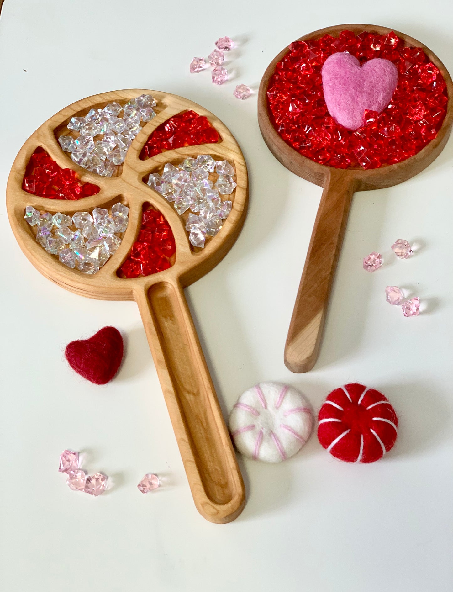 Lollipop Candy Tinker Sensory Tray / Plate