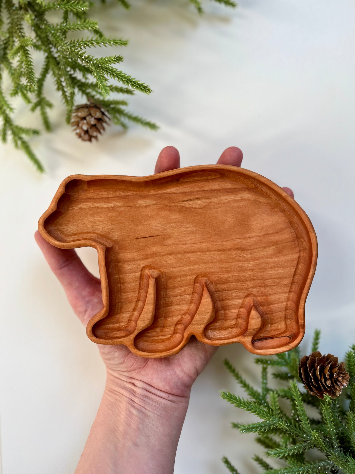 Small Polar / Walking Bear Plate / Sensory Tray