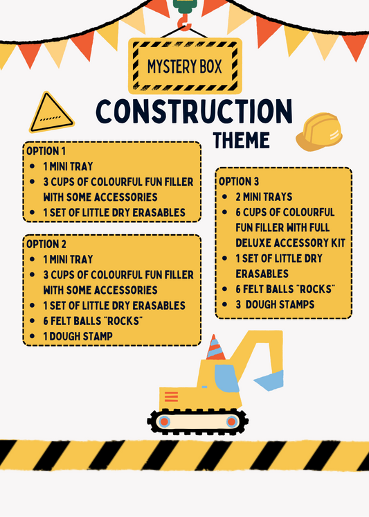 Construction Theme Mystery Box Bundle