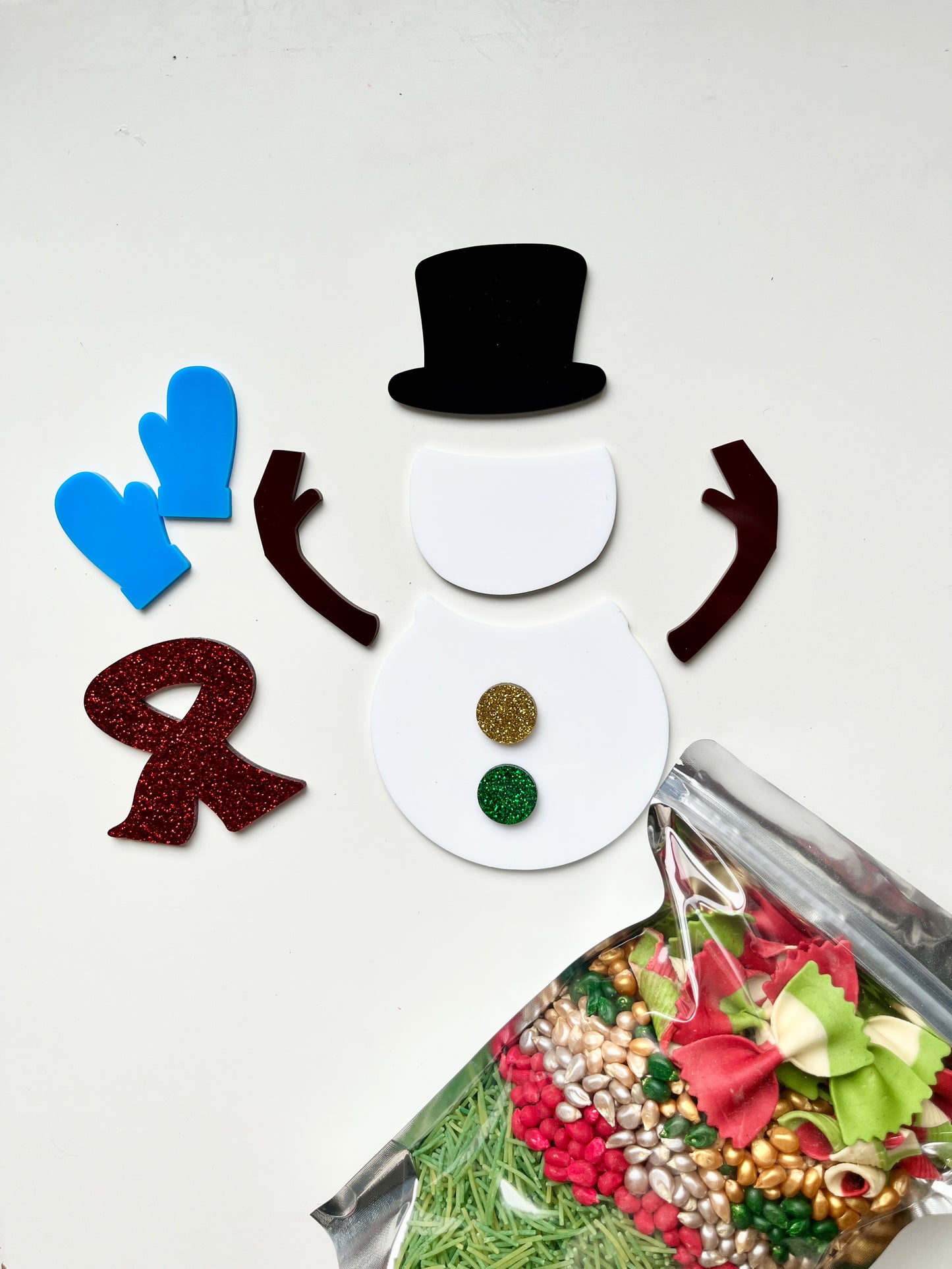 Little Dry Erasables - Build a Snowman 10 Piece Set