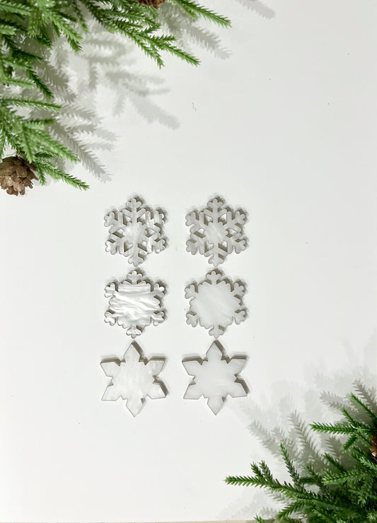 Little Dry Erasables - Snowflakes Colourway 2 - Set of 6