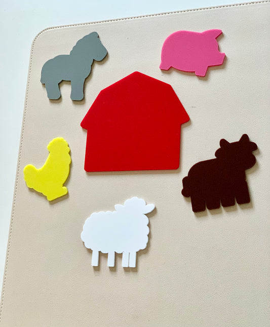 Little Dry Erasables - Barn & Farm Animals