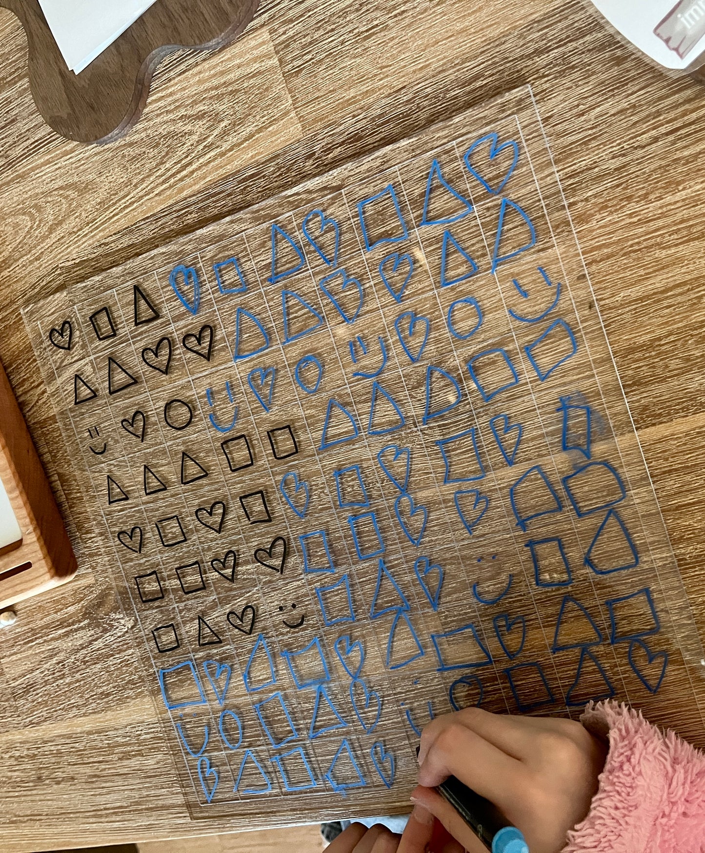 Dry Erasable Blank Open Ended 100 Frame Hundred Board