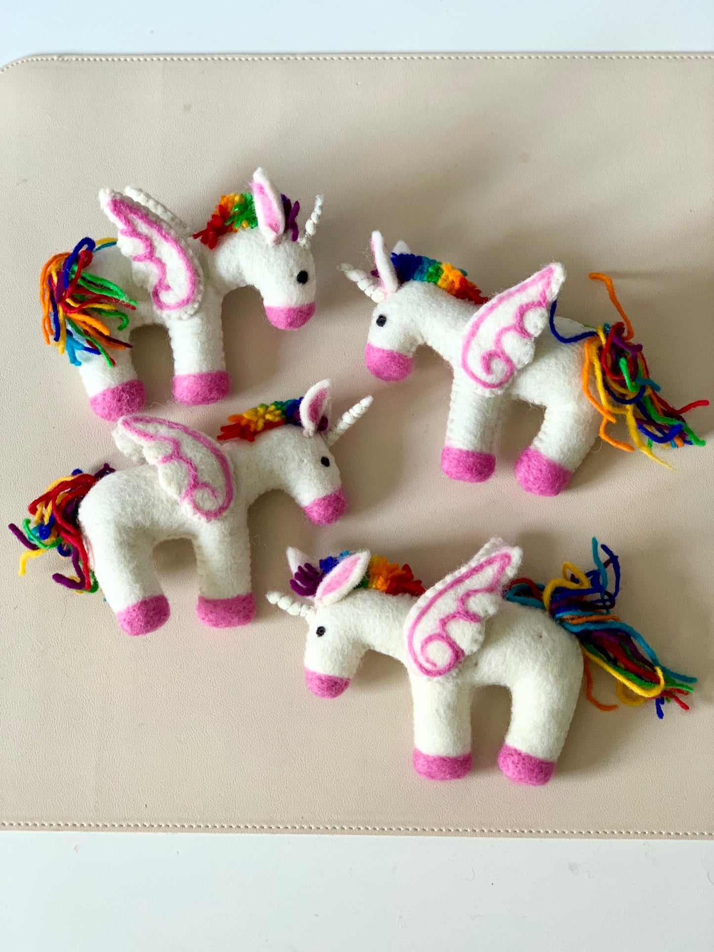 One Felt Rainbow Unicorn